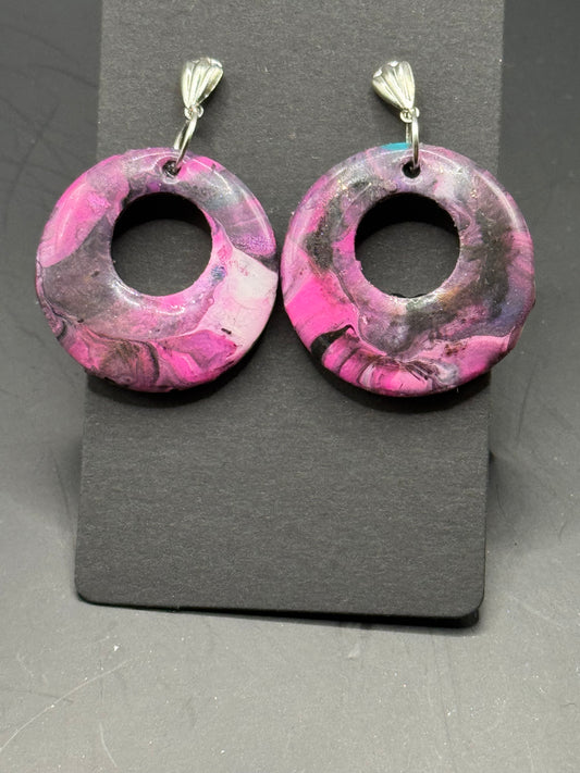 Tie dyed pink
